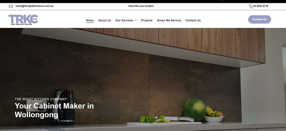 The Right Kitchen Company — Cabinet making